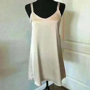 Cotton Candy NWT slip dress champagne color